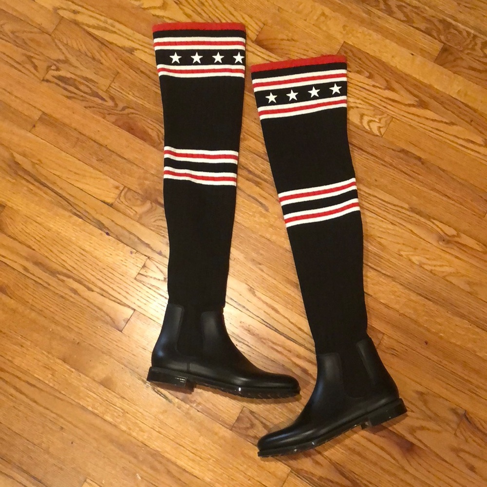 *NEW* GIVENCHY NEVER WORN OVER THE KNEE SOCK BOOTS